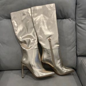 Gold Guess Boots